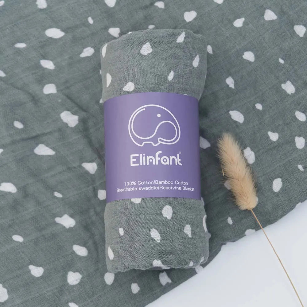 Elinfant Baby Organic Cotton Swaddle Wrap