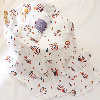 Elinfant Baby Organic Cotton Swaddle Wrap