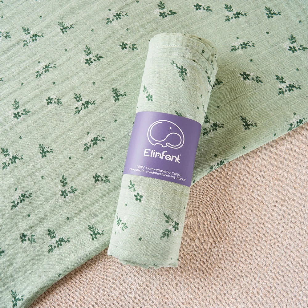 Elinfant Baby Organic Cotton Swaddle Wrap